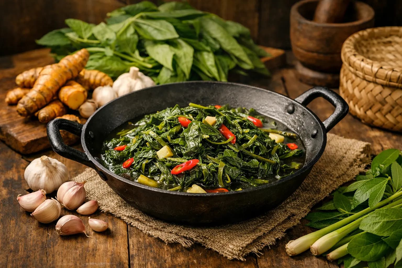 Nutrisi Daun Singkong: Vitamin A, Vitamin C, dan Serat Tinggi untuk Kolesterol Sehat