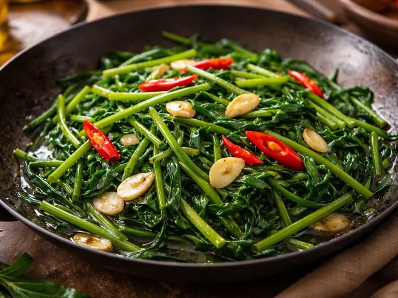 Tumis Kangkung Bawang Putih