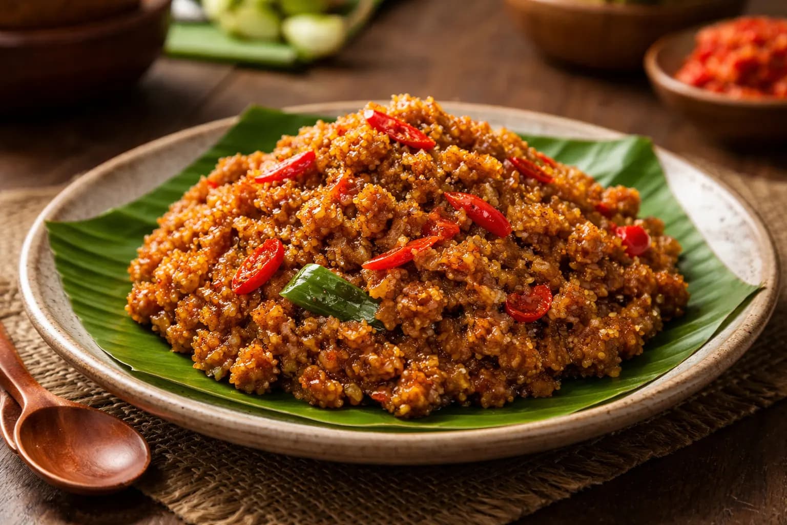 Tiwul Treteh Wonosobo Pedas Manis