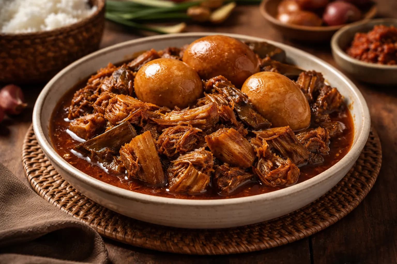 Gudeg Nangka Muda Oven Listrik Praktis dan Legit ala Rumahan