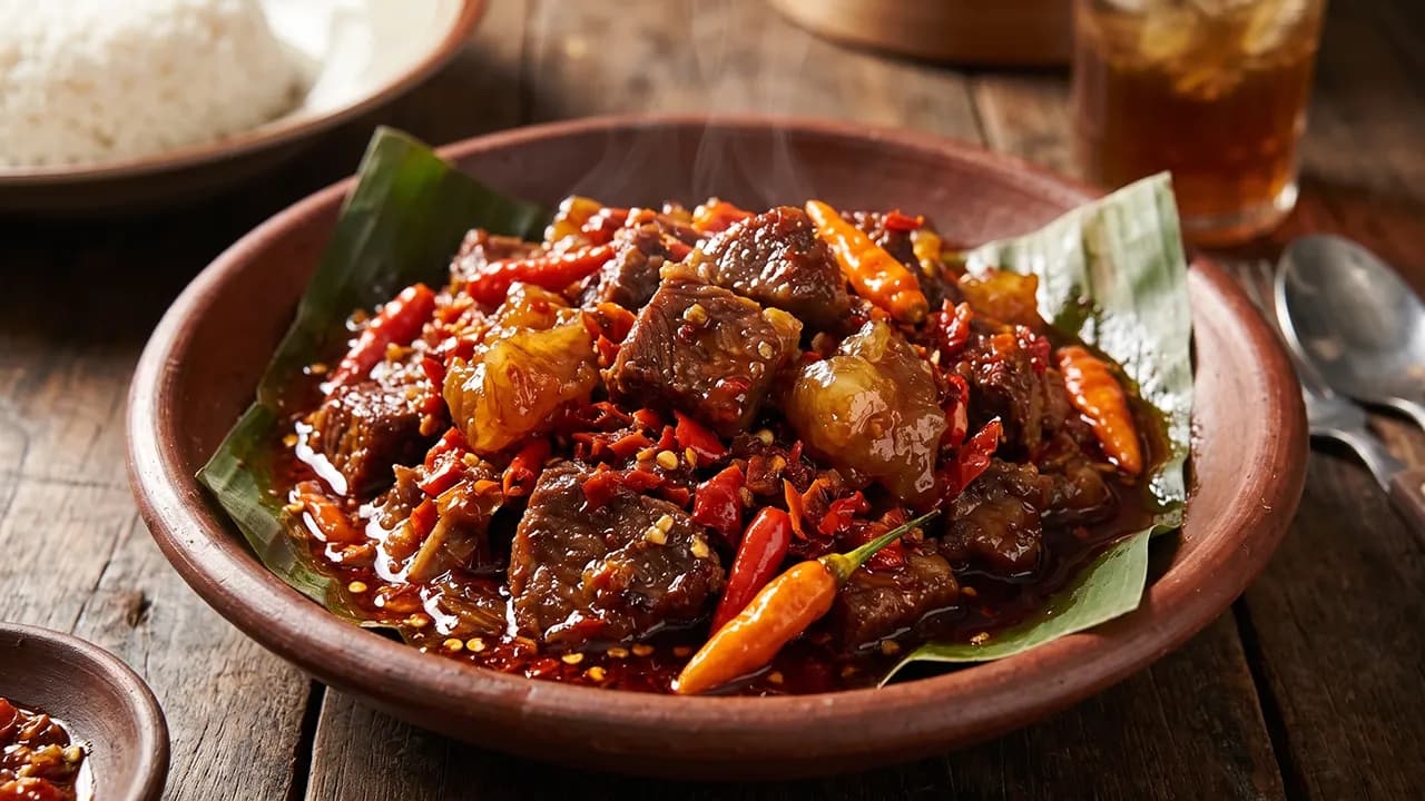 Resep Oseng Mercon Daging Sapi Khas Jogja Pedas Gila Menggelegar
