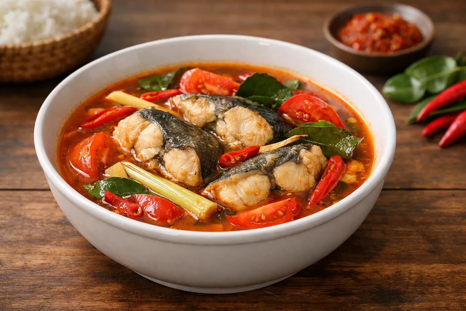 Ikan Patin Kuah Asam Pedas Segar dan Gurih Khas Nusantara