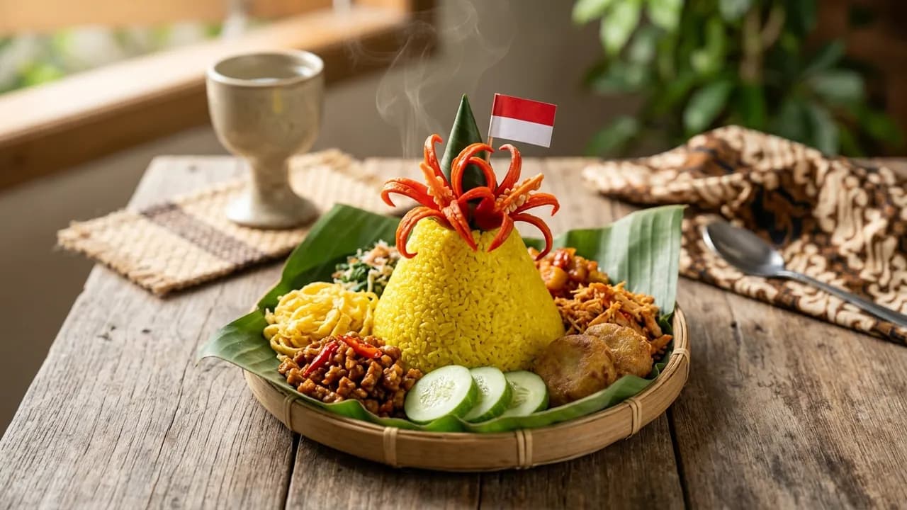 Resep Tumpeng Mini Nasi Kuning Gurih Harum Spesial Kemerdekaan